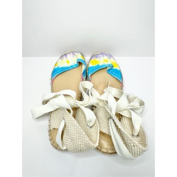 Nine West Mage Meow Bandana Espadrille Flat‎ Sandal Tie Dye Size 5 - Picture 3 of 10